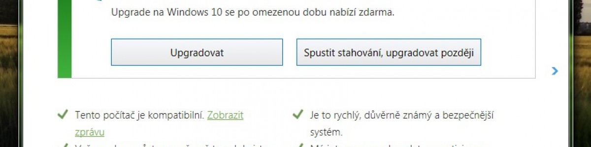 Konec s upozorňováním na upgrade Windows 10